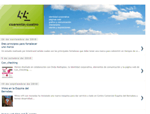 Tablet Screenshot of decuarentaycuatro.blogspot.com