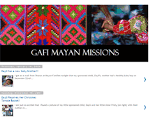 Tablet Screenshot of gafimayanmissions.blogspot.com