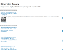 Tablet Screenshot of dimension-aurora.blogspot.com