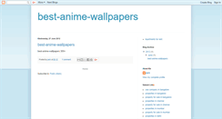 Desktop Screenshot of best-anime-wallpapers.blogspot.com