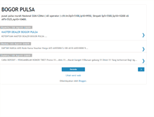 Tablet Screenshot of bogor-pulsa.blogspot.com