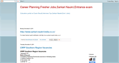 Desktop Screenshot of employmentnews-rojgarsamachar.blogspot.com