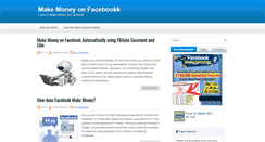 Desktop Screenshot of 4makemoneyonfacebook.blogspot.com