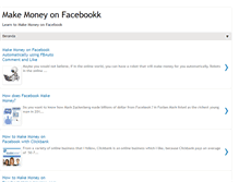 Tablet Screenshot of 4makemoneyonfacebook.blogspot.com