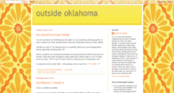 Desktop Screenshot of outsideoklahoma.blogspot.com