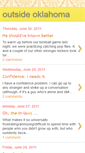 Mobile Screenshot of outsideoklahoma.blogspot.com
