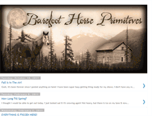 Tablet Screenshot of barefoothorseprimitives.blogspot.com