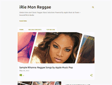 Tablet Screenshot of iriemonreggae.blogspot.com