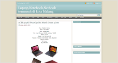 Desktop Screenshot of laptopkotamalang.blogspot.com