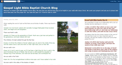 Desktop Screenshot of gospellightbbc.blogspot.com