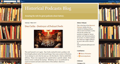 Desktop Screenshot of historicalpodcasts.blogspot.com