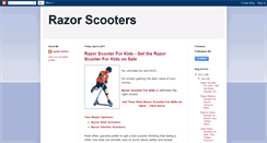 Desktop Screenshot of newrazorscooter.blogspot.com