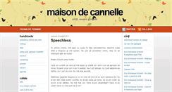 Desktop Screenshot of maisondecanelle.blogspot.com