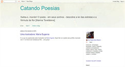Desktop Screenshot of catandopoesias.blogspot.com