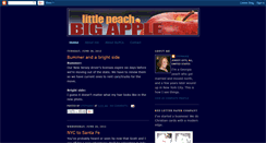 Desktop Screenshot of littlepeachbigapple.blogspot.com