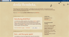 Desktop Screenshot of doulathembeka.blogspot.com