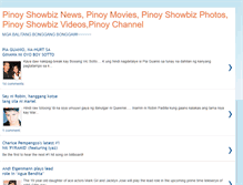 Tablet Screenshot of pinoyshowbiznews.blogspot.com