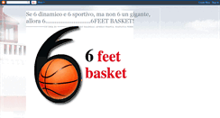 Desktop Screenshot of 6feetbasket.blogspot.com