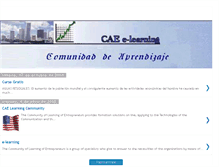 Tablet Screenshot of cae-learningcommunity.blogspot.com