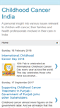 Mobile Screenshot of childhoodcancerindia.blogspot.com