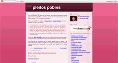 Desktop Screenshot of pleitospobres.blogspot.com