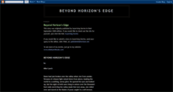 Desktop Screenshot of beyondhorizonsedge.blogspot.com