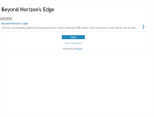 Tablet Screenshot of beyondhorizonsedge.blogspot.com