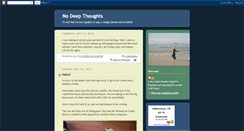 Desktop Screenshot of nodeepthoughts.blogspot.com