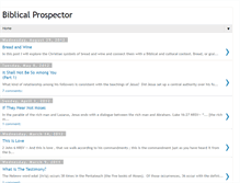 Tablet Screenshot of biblicalprospector.blogspot.com