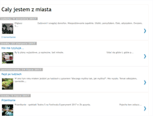 Tablet Screenshot of calyjestemzmiasta.blogspot.com