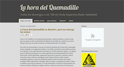 Desktop Screenshot of lahoradelquemadillo.blogspot.com
