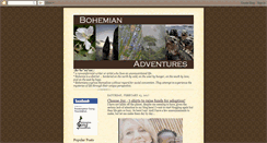 Desktop Screenshot of bohemianadventures.blogspot.com