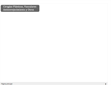 Tablet Screenshot of cirugiasplasticasvascularesyotras.blogspot.com