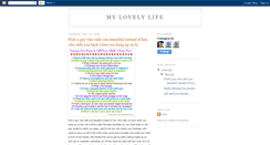 Desktop Screenshot of love-mylovelylife.blogspot.com