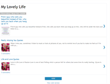 Tablet Screenshot of love-mylovelylife.blogspot.com
