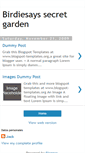 Mobile Screenshot of birdiesays-secret-garden.blogspot.com