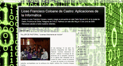 Desktop Screenshot of liceofranciscocoloane.blogspot.com