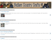 Tablet Screenshot of bedlamcountrycrafts.blogspot.com