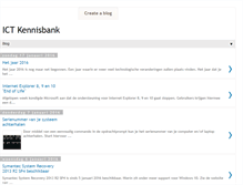 Tablet Screenshot of ictkennisbank.blogspot.com