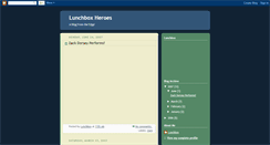 Desktop Screenshot of lunchboxheroes.blogspot.com