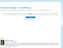 Tablet Screenshot of gauravesehgal.blogspot.com