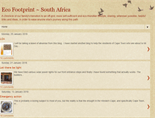 Tablet Screenshot of ecofootprintsa.blogspot.com