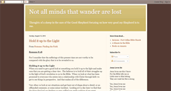 Desktop Screenshot of notallmindsthatwanderarelost.blogspot.com