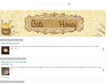 Tablet Screenshot of oatsandhoney.blogspot.com