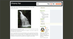 Desktop Screenshot of gingooggigz.blogspot.com