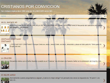 Tablet Screenshot of cristianosporconviccion.blogspot.com