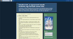 Desktop Screenshot of hatodik-erzek.blogspot.com