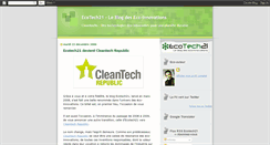 Desktop Screenshot of ecotech21.blogspot.com