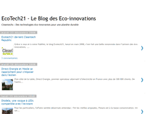 Tablet Screenshot of ecotech21.blogspot.com