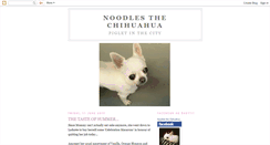 Desktop Screenshot of noodlesthechihuahua.blogspot.com